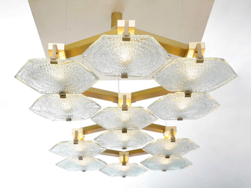HEXXA PENDANT 12 OL - LED glass pendant lamp by Patinas Lighting - view 2